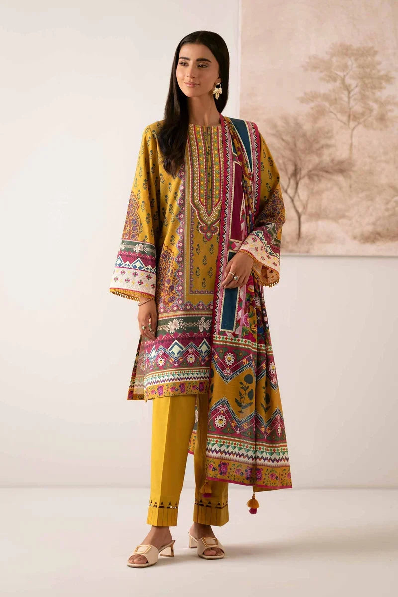 '- Digital Printed Embroidered Suit