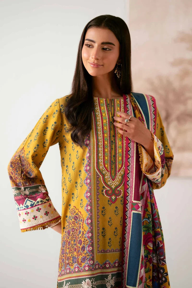 '- Digital Printed Embroidered Suit