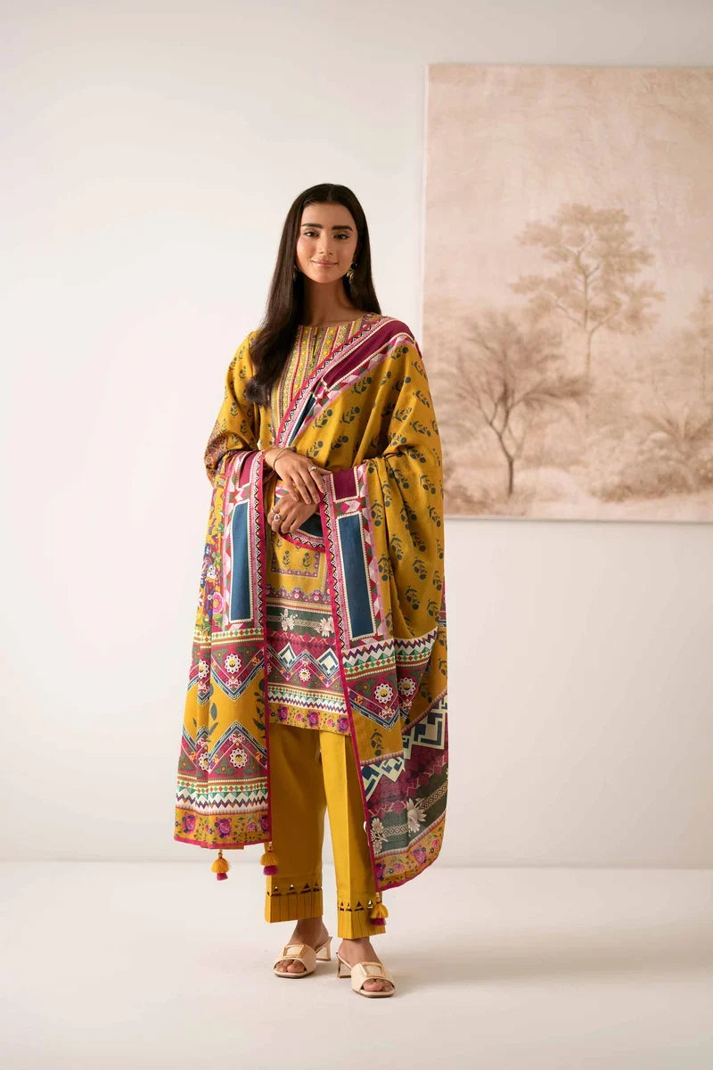 '- Digital Printed Embroidered Suit